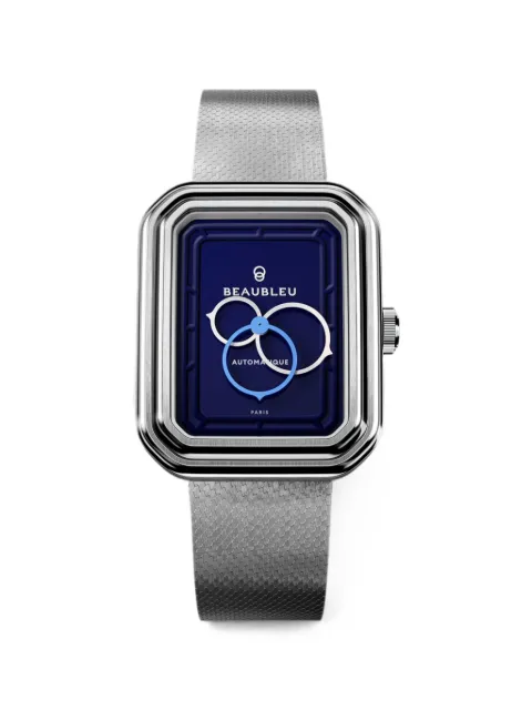 beaubleu Ecce Figura Smalt 30mm watch Blue BB2SLVBLUSTEEL