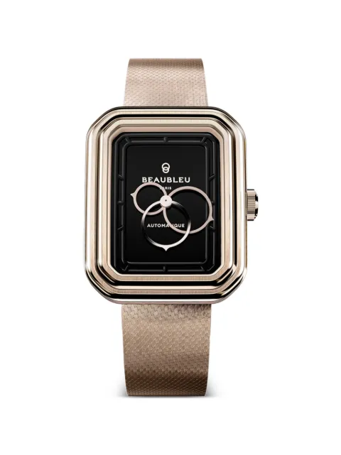 beaubleu Ecce Figura Onyx 30mm watch Black BB2RGDBLKGOLD