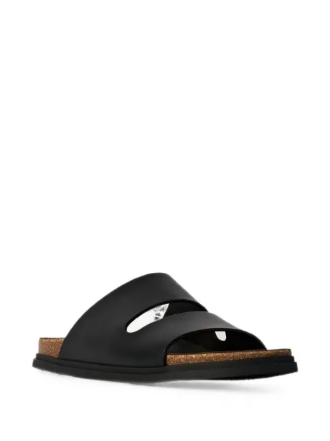 The Row leather band sandals Black F1899L850