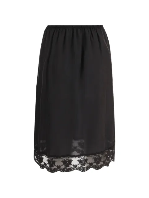 The Garment lace-trim mini skirt Black 22459050