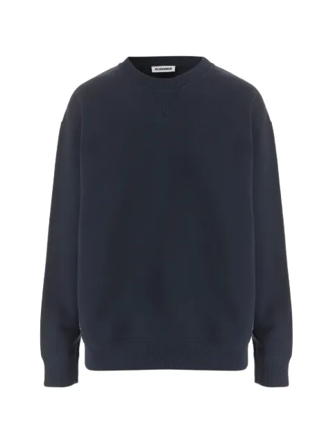 Jil Sander logo-print sweatshirt Blue J02GU0122J20128