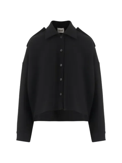 KHAITE epaulette button-up shirt Black 24804231200