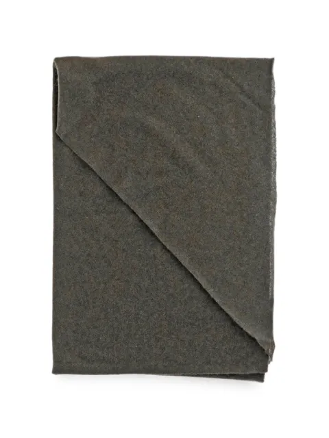 Faliero Sarti triangular cashmere scarf Green 050272601