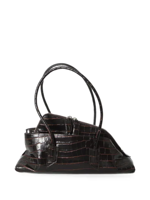 The Attico small La Passeggiata crocodile-effect tote bag Brown 251WAH00058021PR