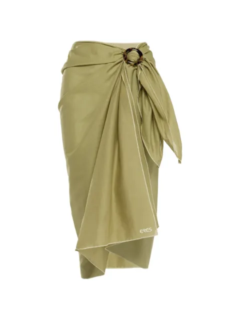ERES detail sarong skirt Green 082402
