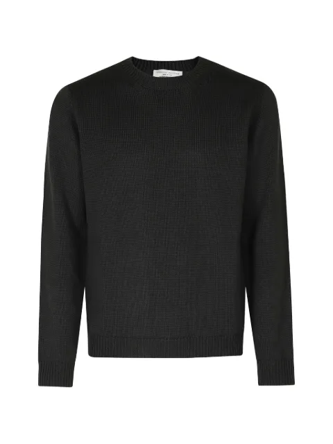 Roberto Collina ribbed-knit crew-neck sweater Green 263MYB02001099