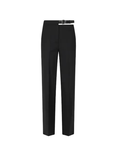 Semicouture Debbie belted cutout trousers Black Y6WI31