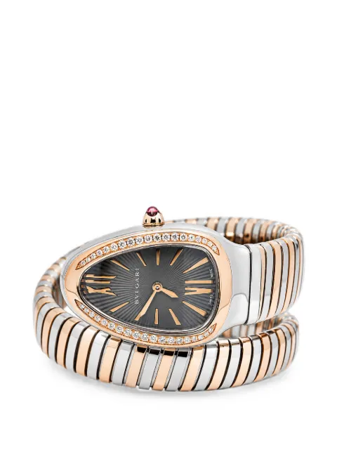 Bvlgari Pre-Owned Serpenti Tubogas 35mm watch Black SP35SPG