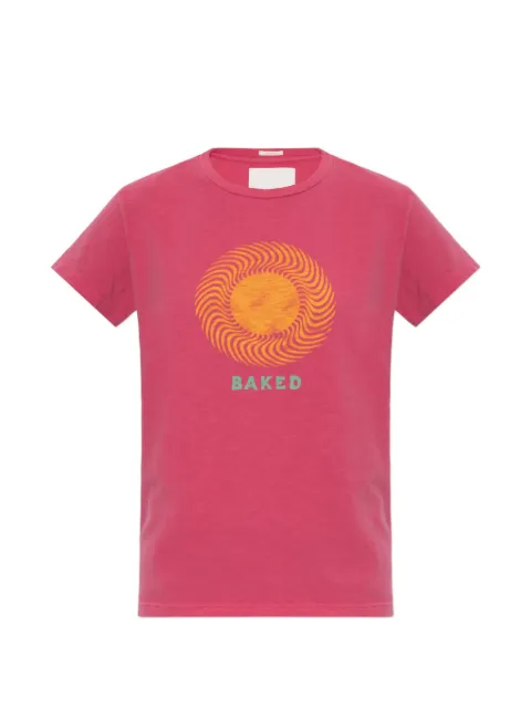 MOTHER The Sinful cotton T-shirt Pink 8591601