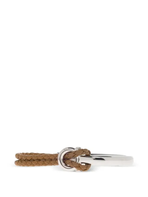 Ferragamo Gancini braided bracelet Silver 770390