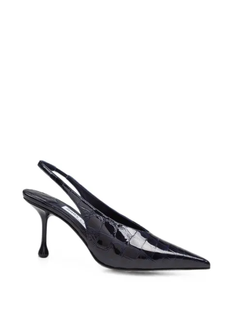 Jimmy Choo Isa croc-effect slingback pumps Blue J000185342