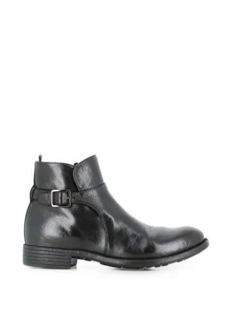 Officine Creative Calitxe 008 buckle-fastening ankle boots Black CALIXTE088