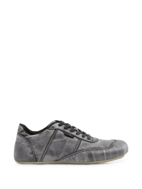 MM6 Maison Margiela faded-effect lace-up sneakers Grey SH1WS0029P7807