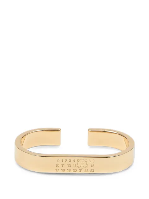 MM6 Maison Margiela gold double Numeric ring Gold SM6UQ0120P9375