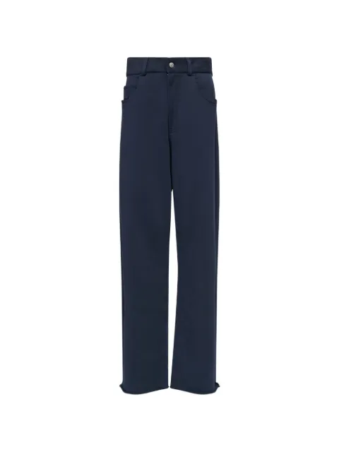 MM6 Maison Margiela raw-cut pants Blue S52KA0581M25025