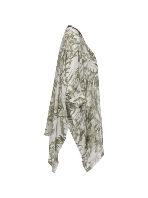 Brunello Cucinelli Vintage 2020s Herbarium silk shirt White RFCUS749388
