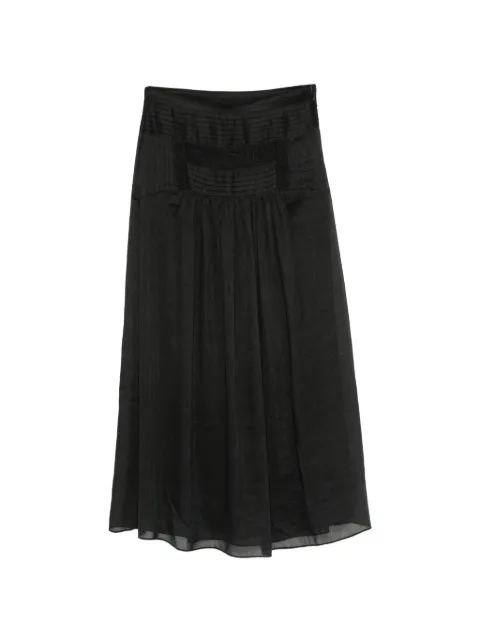 MARANT ÉTOILE Pylka maxi skirt Black JU0538FAD3J04E