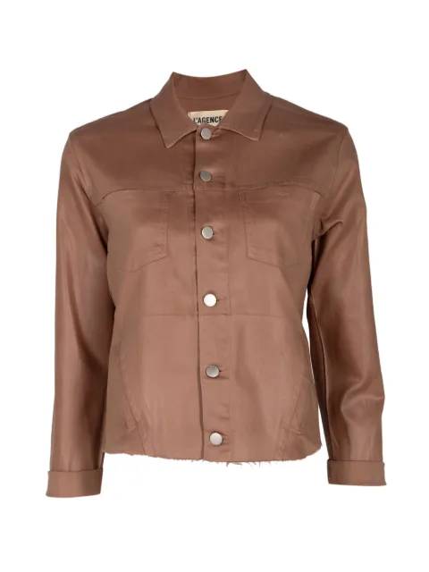 L'Agence Janelle jacket Brown 1431PDDCHZLC