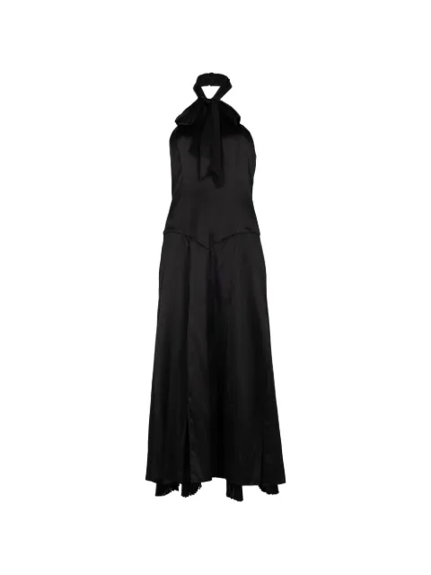 Cinq A Sept Monroe bow-detail maxi dress Black ZD35181468Z