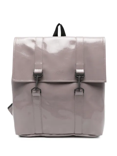Rains mini W3 glaze-effect backpack Grey 13310194