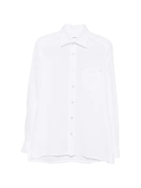 Kiton chest-pocket shirt White UMCNERH0969002006