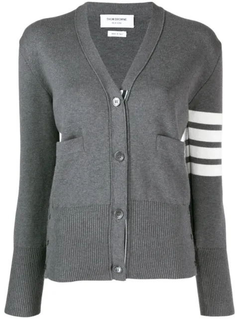 Thom Browne stripe-detail cardigan Grey FKC207A00219