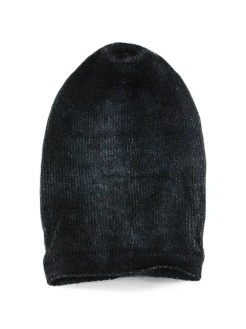 Avant Toi knitted beanie hat Blue 226WA1048CASVA