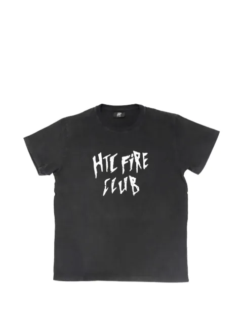 Htc Los Angeles distressed-effect print T-shirt Black 25SHTTS029