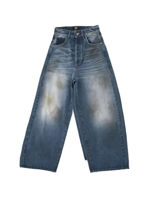 Htc Los Angeles distressed wide-leg jeans Blue 24WHTPA001