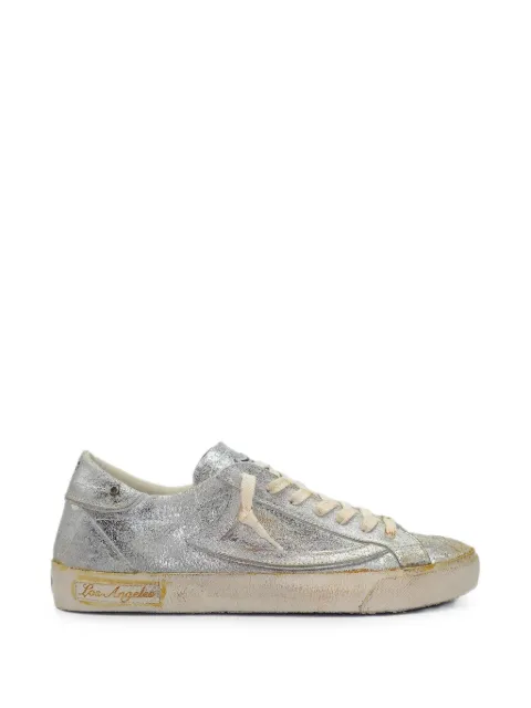 Htc Los Angeles Vipers distressed-finish low-top sneakers Silver 25SHTSC031