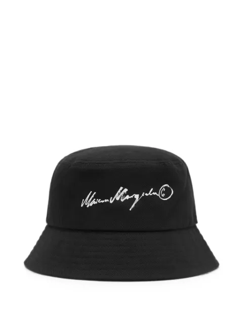 MM6 Maison Margiela cotton bucket hat Black S52TC0061M13320