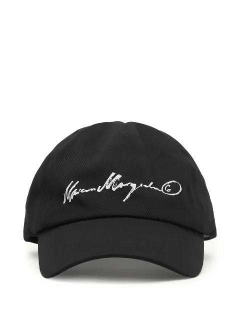 MM6 Maison Margiela logo-print baseball cap Black S52TC0068M13320