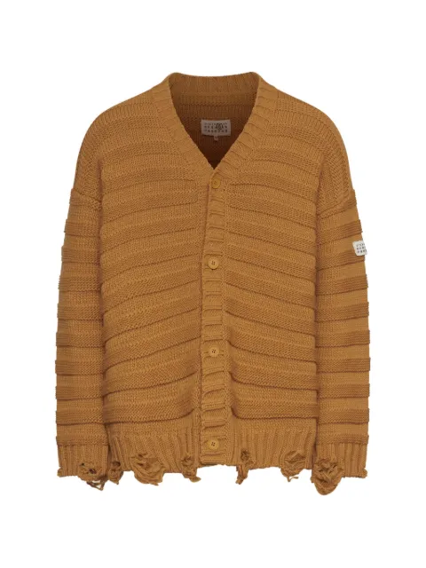 MM6 Maison Margiela wool cardigan Neutrals SH0HP0005M13040