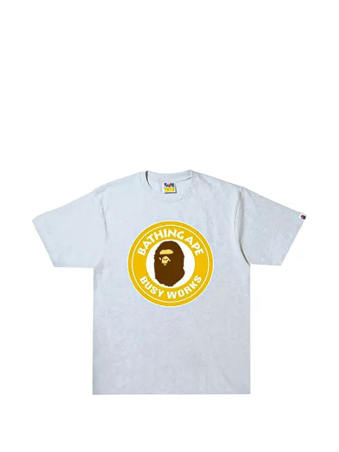 A BATHING APE® Busy Works crew-neck T-shirt Grey BK0O66HQ