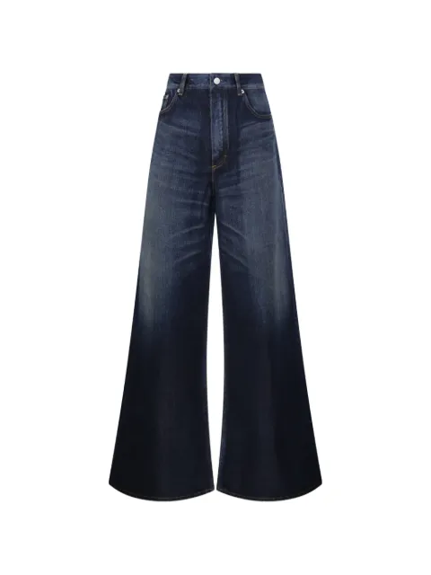 Alaïa high-waisted wide-leg jeans Blue AA9P1277D021C