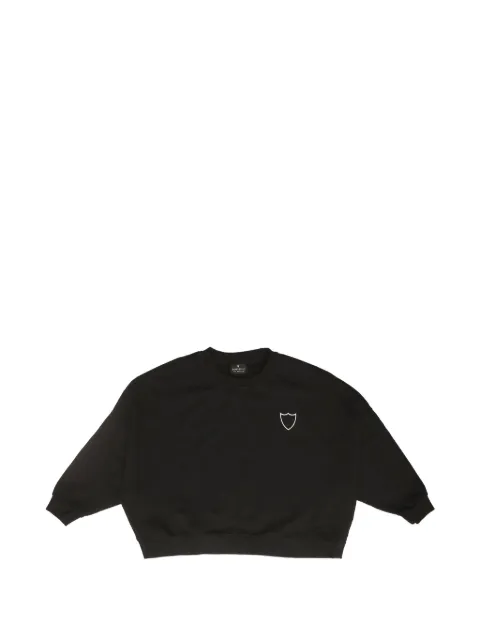Htc Los Angeles batwing-sleeve logo-print sweater Black 25WFHMG001