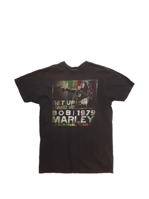 Htc Los Angeles Bob Marley-print studded T-shirt Black 24WHTTS160