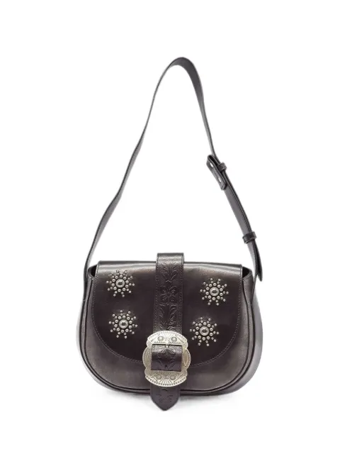 Htc Los Angeles Joan Sun leather saddle bag Brown 25SHTBO036