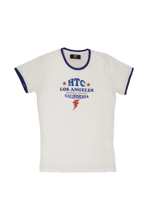Htc Los Angeles graphic-print slim-fit T-shirt White 25SHTTS036