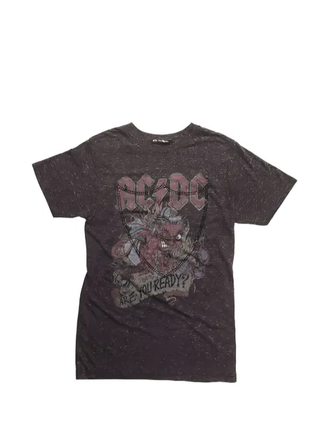 Htc Los Angeles studded graphic-print T-shirt Grey 24WHTTS165