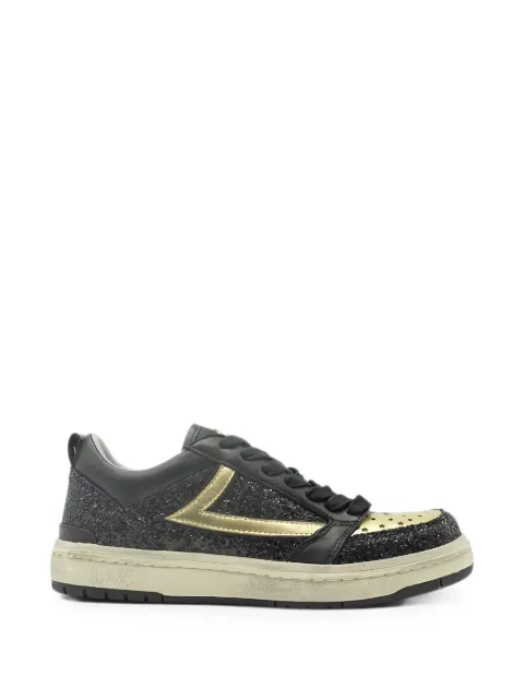 Htc Los Angeles Starlight glitter-detail sneakers Black 23WHTSC024