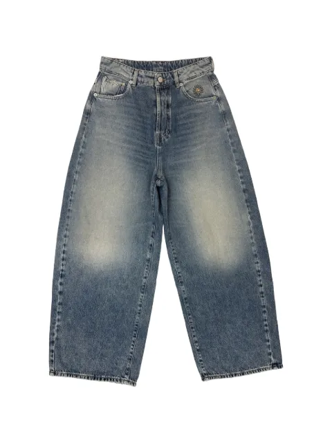 Htc Los Angeles embellished baggy wide-leg jeans Blue 26SNCPA016