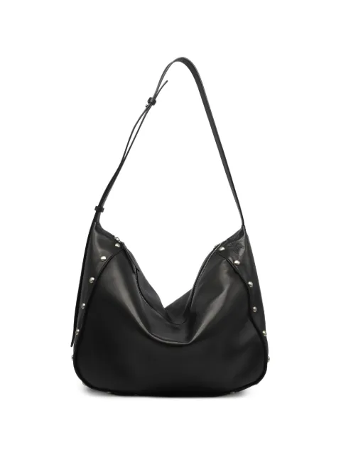 Htc Los Angeles studded leather shoulder bag Black 25WHTBO039