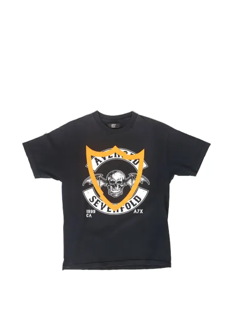 Htc Los Angeles graphic-print studded T-shirt Black 24WHTTS106