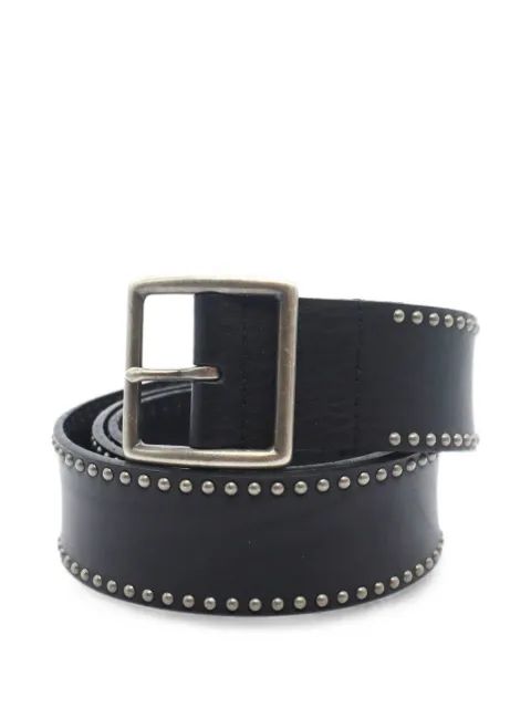 Htc Los Angeles stud-embellished leather belt Black 26SHTCI023