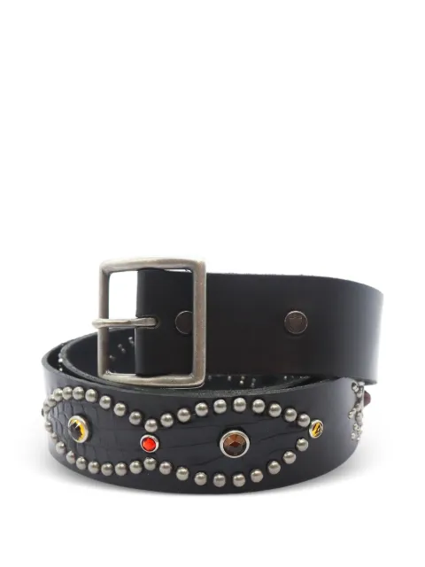 Htc Los Angeles stud-embellished crystal-embellished belt Black 26SHTCI017