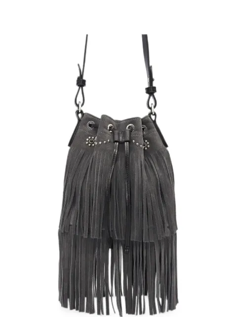 Htc Los Angeles Janis Fringes bucket bag Grey 25SHTBO001