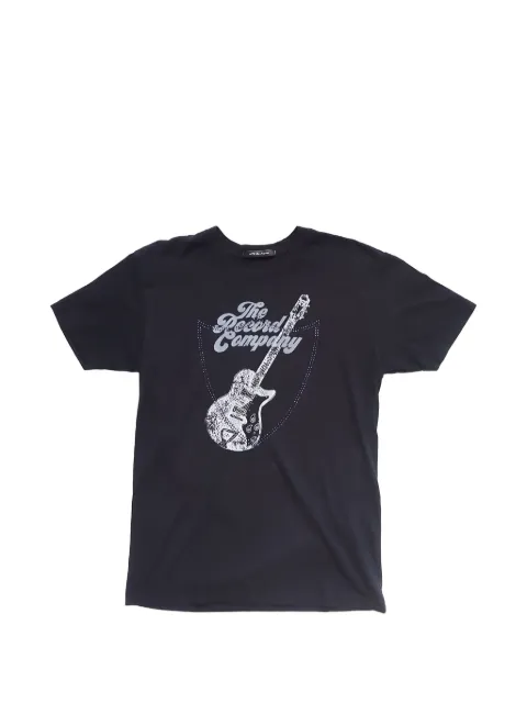 Htc Los Angeles studded graphic-print T-shirt Black 24WHTTS131