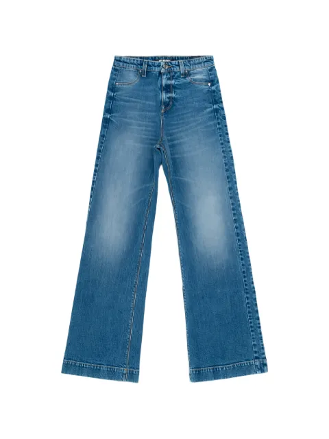 Htc Los Angeles stonewashed flared jeans Blue 25SHTPA008