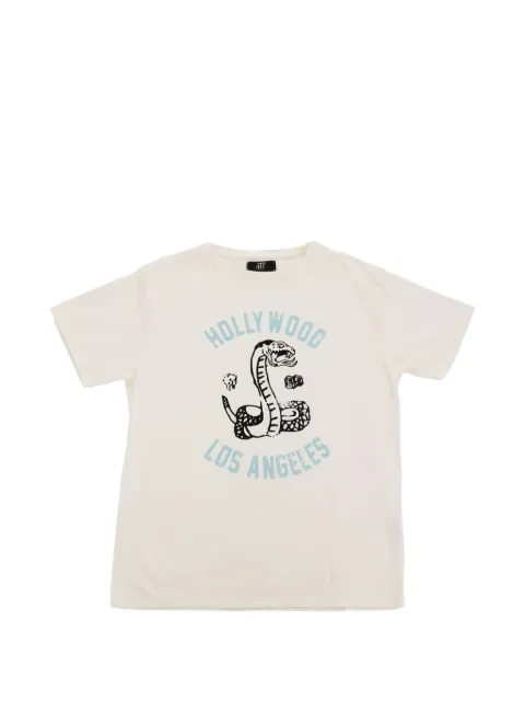Htc Los Angeles American Snake graphic-print T-shirt White 24WHTTS012
